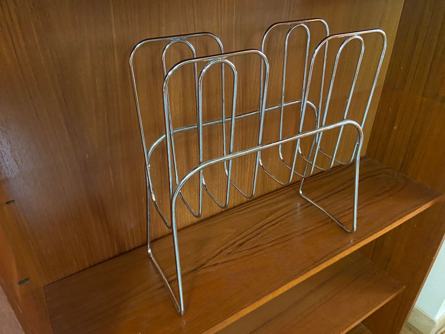 Chrome magazine holder 70s-80s