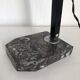 French craft lamp vintage black marble 1930 42 cm