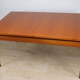 Vintage extendable teak dining table, 1960s