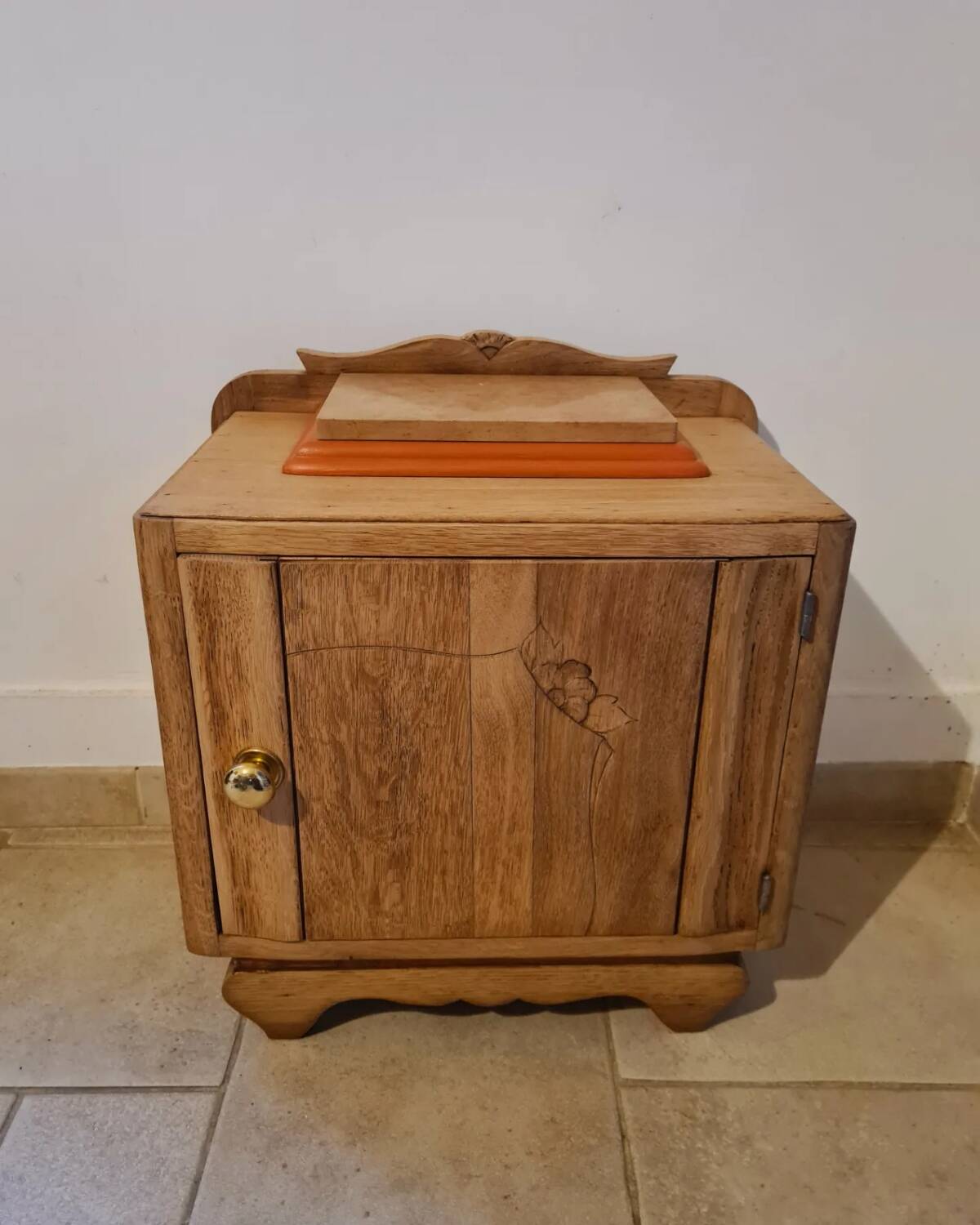 Old Art Deco bedside table