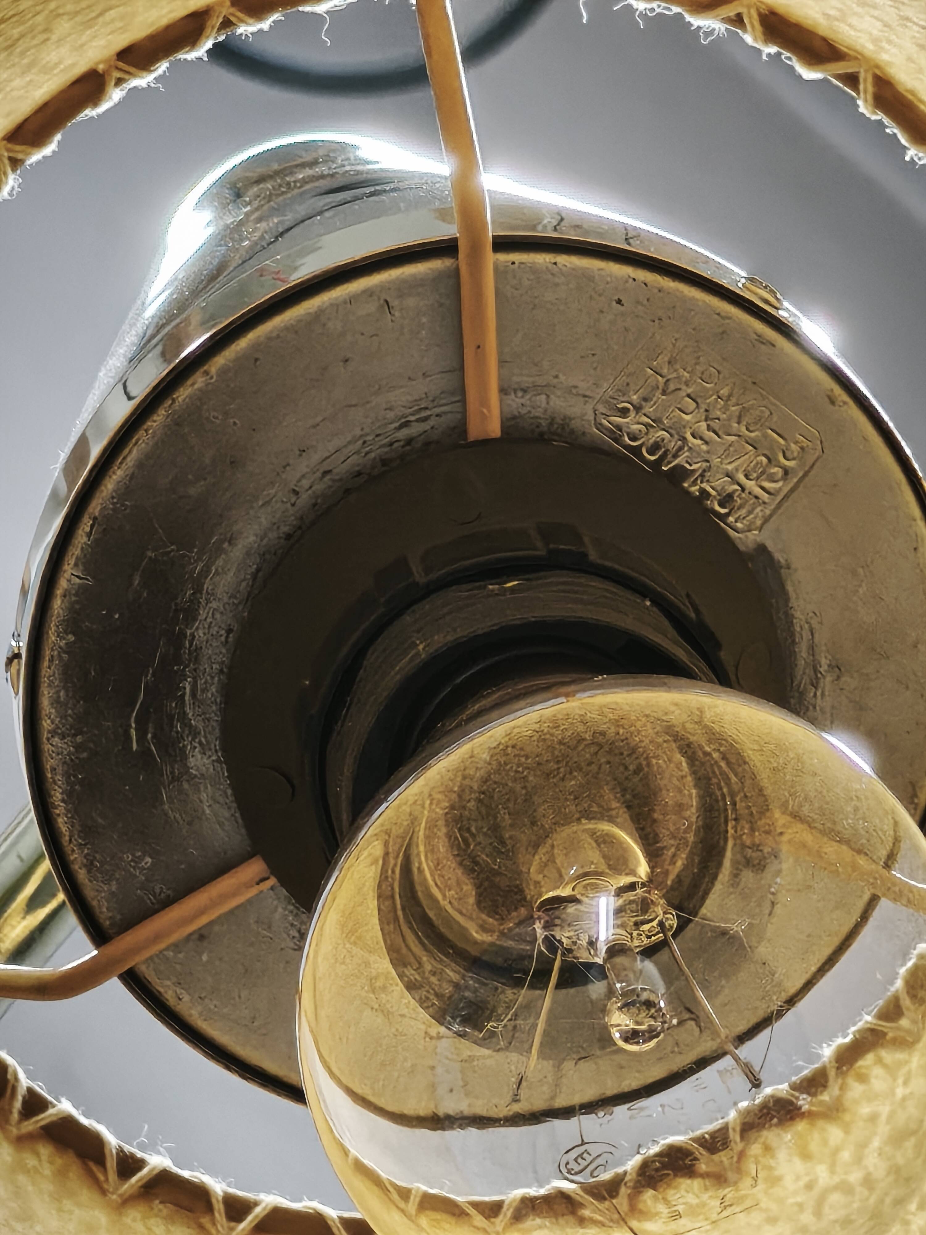 Josef Hurka Giraffe Brass Floor Lamp for Napako, Czechoslovakia, 1960s