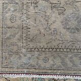 Vintage Turkish Rug 289x193 cm, Tribal Wool Carpet Large