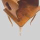 Louis XV style bedside table in solid oak 19th century
