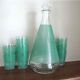 Carafe service and 8 glasses