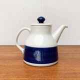 Coffee pot from the Koka Bleu series, Blau, Bla Swedish mid-century by Hertha Bengtson for Rörstrand, 1950s.