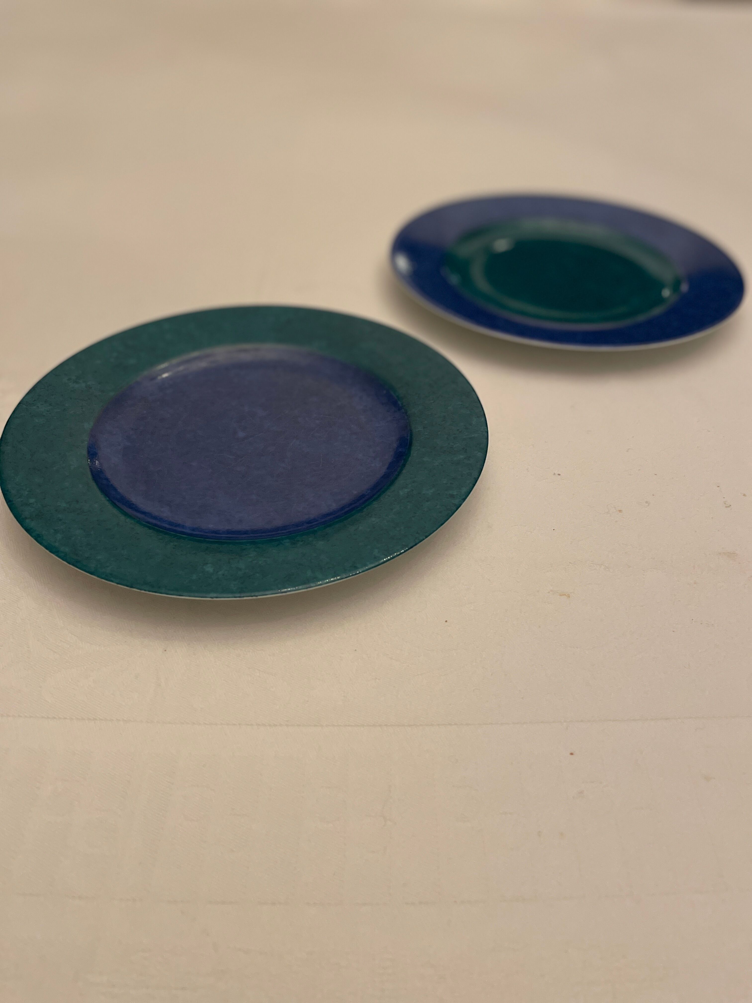 Porcelain dessert plates Laure Japy Paris