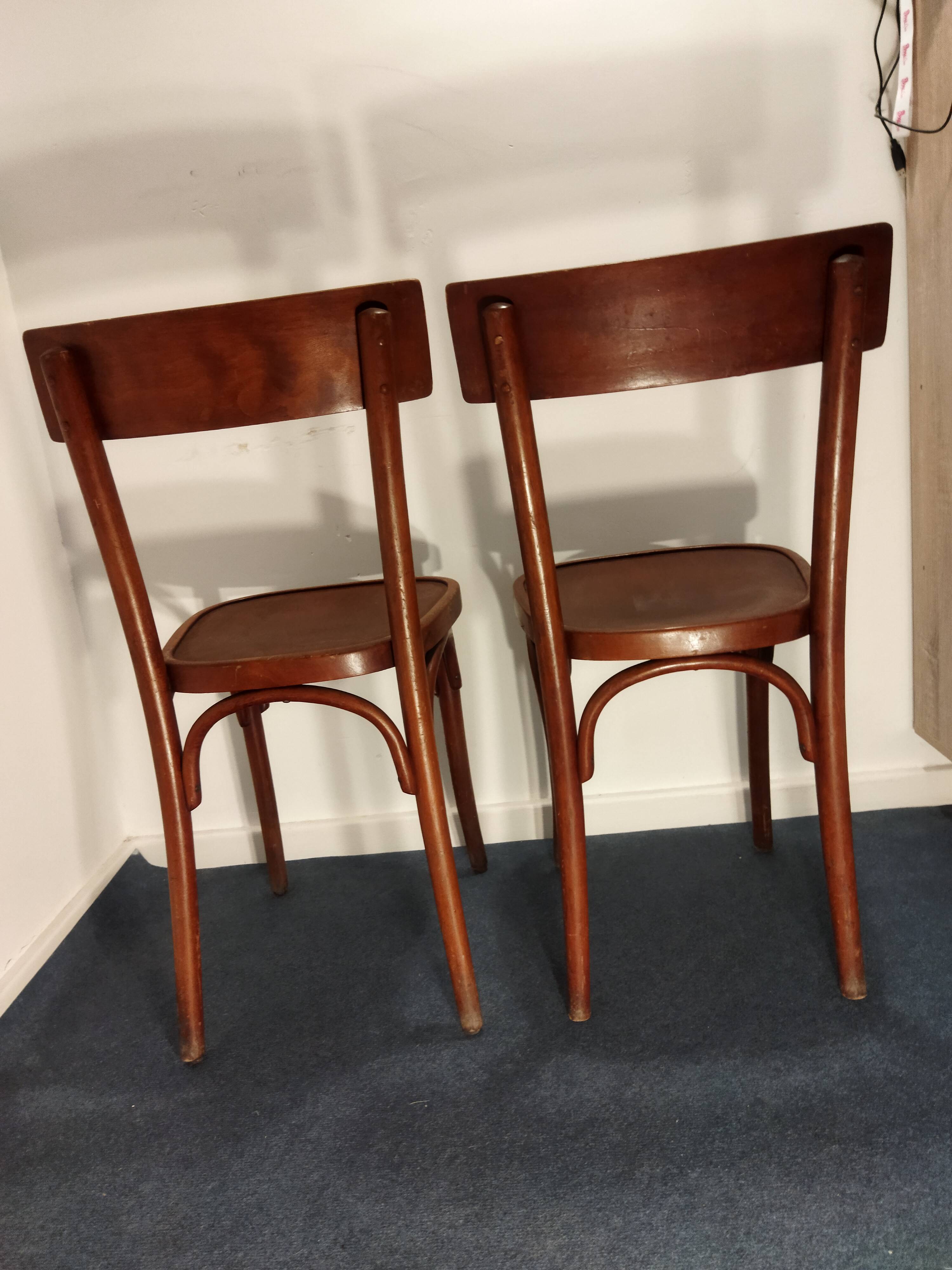 Paire de chaises bistrot