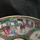 Canton porcelain plate - Character and Bird Decoration - China - 19th Century