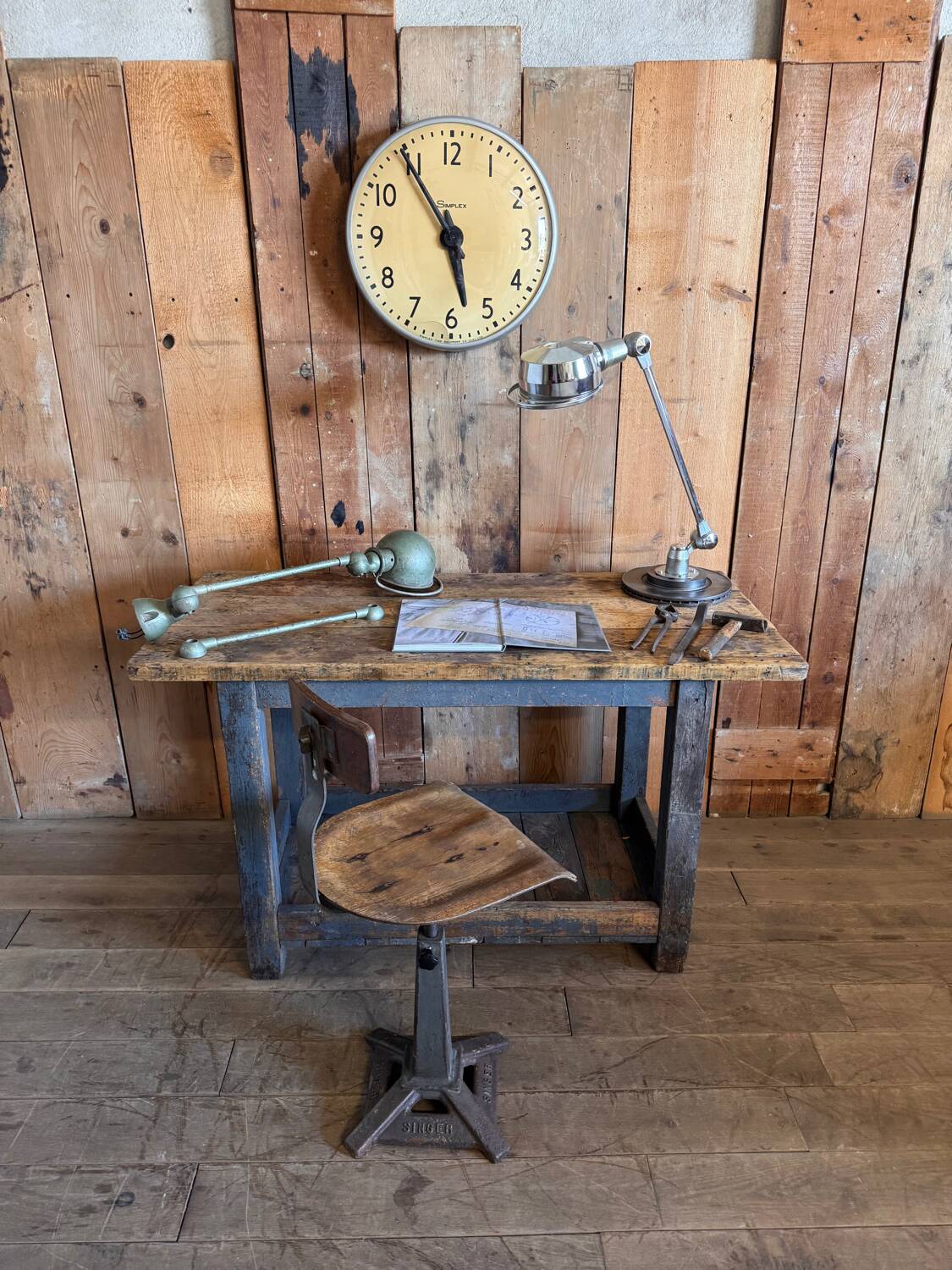 Chaise d’atelier Singer