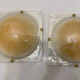 Murano Glass Flushmounts Set of 2