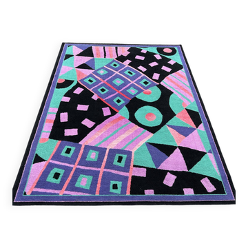 Tapis vintage style Memphis des années 1980