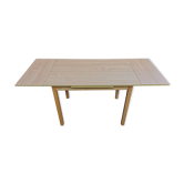 Table en hêtre avec rallonges