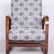 Art Deco Reclining Armchair attributed to Jindřich Halabala for Up Závody, 1920s