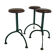 Ensemble de 3 tabourets industriels