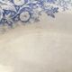 Very old serving dish in iron earth