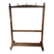 Vintage exotic wood coat rack