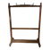 Vintage exotic wood coat rack