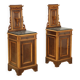 Antique Art Nouveau bedside tables Italy 19th Century