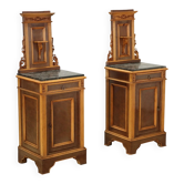 Antique Art Nouveau bedside tables Italy 19th Century