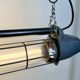 Large Grey Soviet Industrial Hanging Tube Light, 1970s