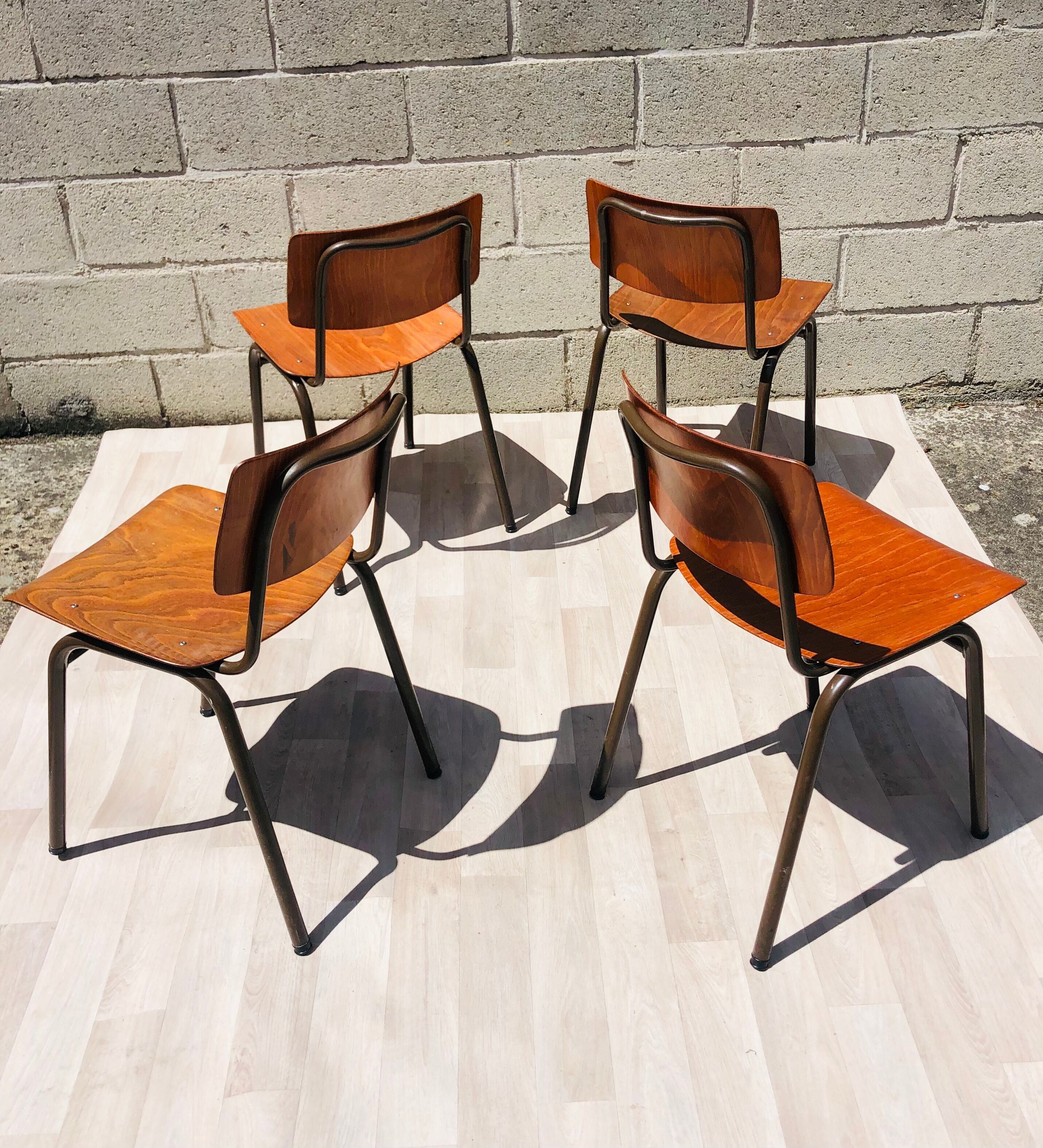 Set of 4 vintage Marko chairs