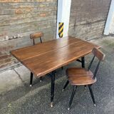 Set of table and chairs by Ilmari Tapiovaara Pirkaa.