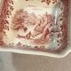 Plat carré en faience de villeroy boch , service burgenland