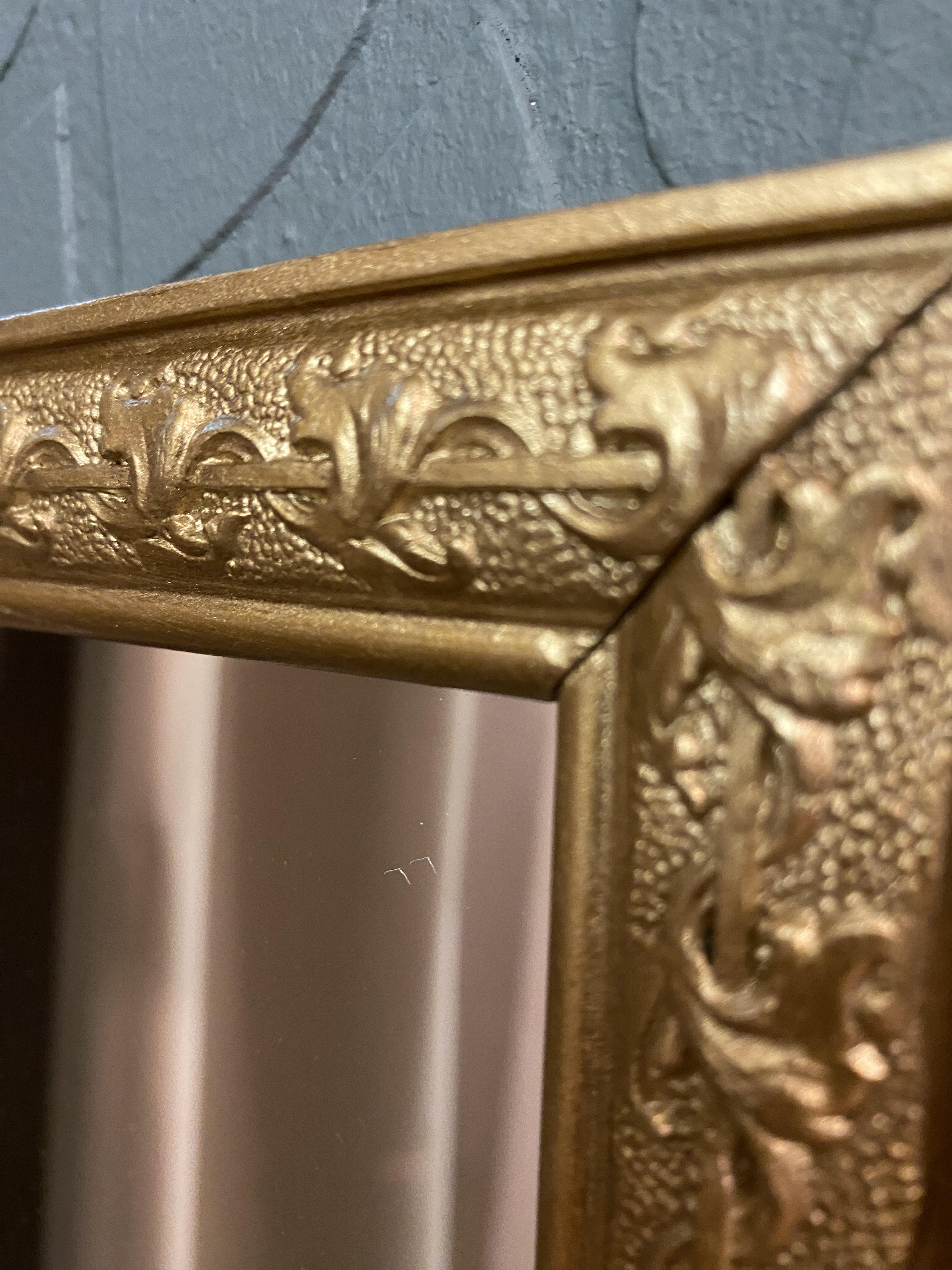 Miroir doré relooké