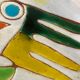 Enamelled ceramic dish MC Treinen Vallauris