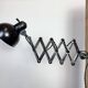 Black Industrial Bauhaus Scissor Wall Lamp from Kaiser Idell, 1930s