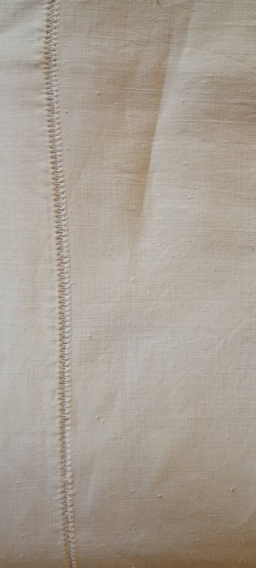 Old monogrammed fabric