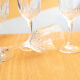 4 verres à pied ciselés