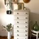Renovated old wooden chest of drawers