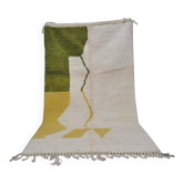 Handmade pure wool rug with colourful patterns 150/250 cm