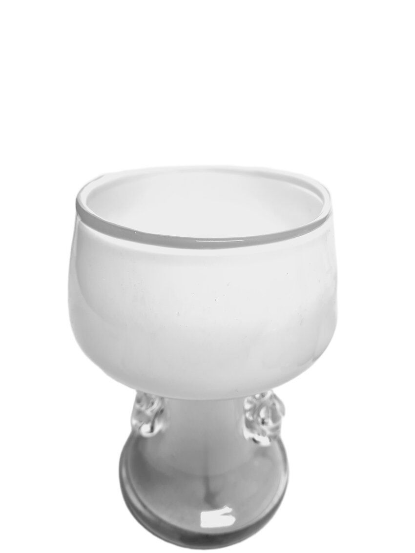 Vintage Polish glass vase from HSG Tarnowiec, 1970s