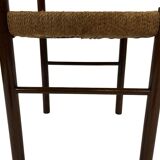 Vintage chair danish design papercord 60s dining chair