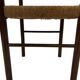 Chaise vintage danoise en corde et bois, années 60