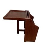 Porte-revue modulable en bois teinté – Table d’appoint astucieuse