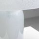 Doria table lamp in bubble glass with rainbow coloured details
