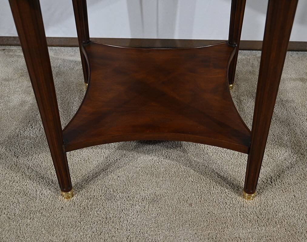 Mahogany Bouillotte Table, Louis XVI style – Late 19th century