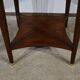 Table bouillotte en acajou, style Louis XVI, fin XIXème