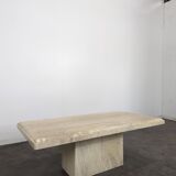 Italian coffee table in travertine