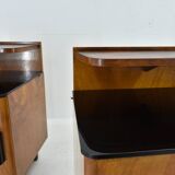 Pair of Midcentury Czechoslovakian Bedside Tables, 1940s