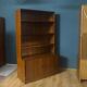 Etagere, 2 sections, placage palissandre, années 1960/70. 20ième siècle