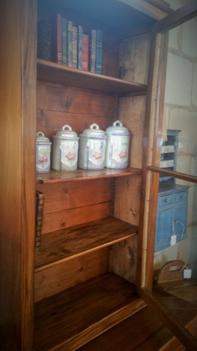 Showcase in Walnut late nineteenth