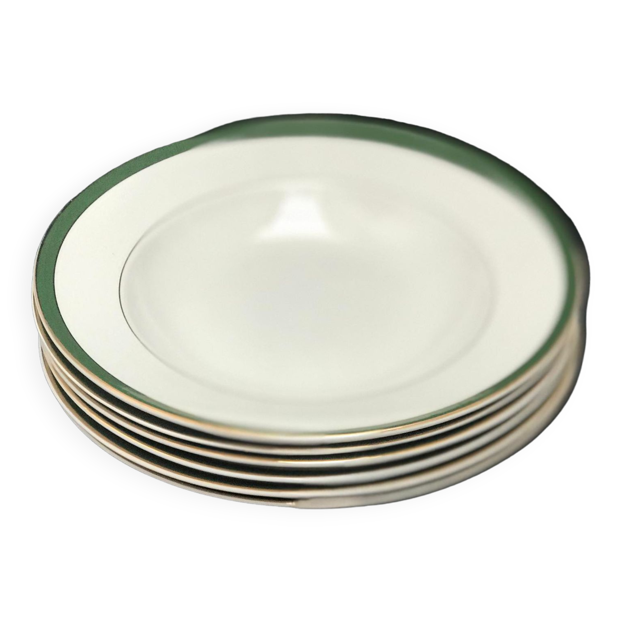 6 hollow plates XIX century Villeroy and Boch