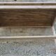 Table de ferme bois brut