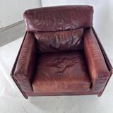 Pair of leather armchairs Roche Bobois