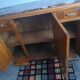 Buffet art déco plateau marbre, meuble vaisselier ancien
