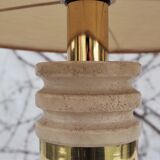 Table lamp in marble, brass and plastic, 1960